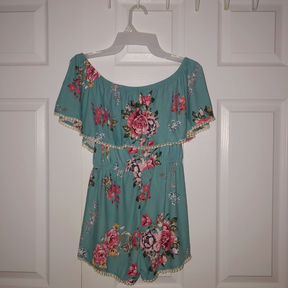 strapless romper